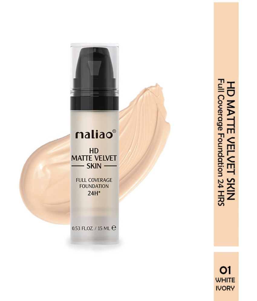     			Maliao Matte Cream For All Skin Types Skin Light Foundation Pack of 1