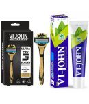 Vi-John Razor 3b & Icy Mint Shaving Cream 125 g