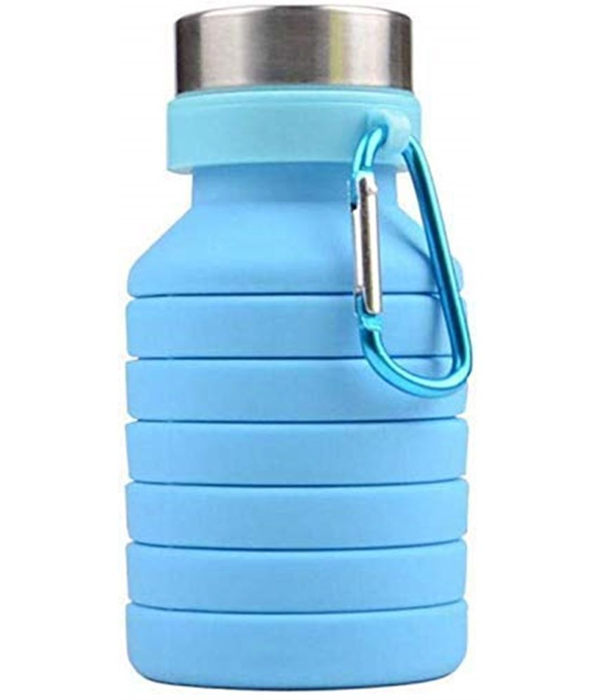     			ATIPRIYA Multicolour Silicone Water Bottle 550 mL ( Set of 1 )