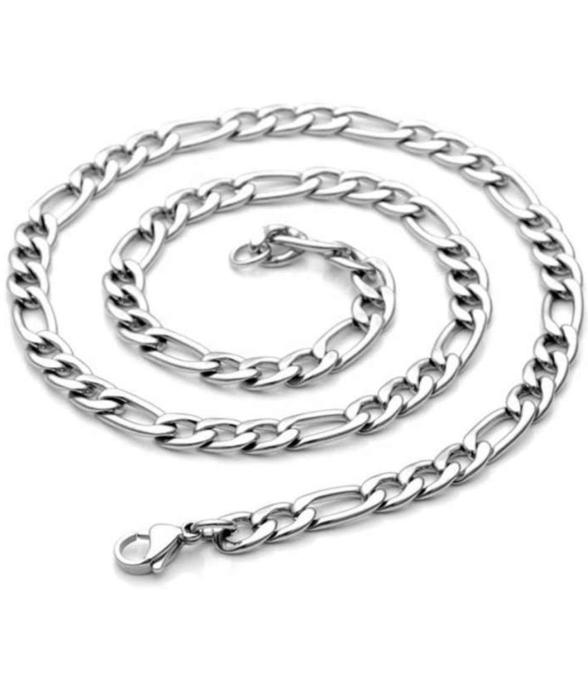     			Green Spritual Rhodium Plated Chain ( Pack of 1 )