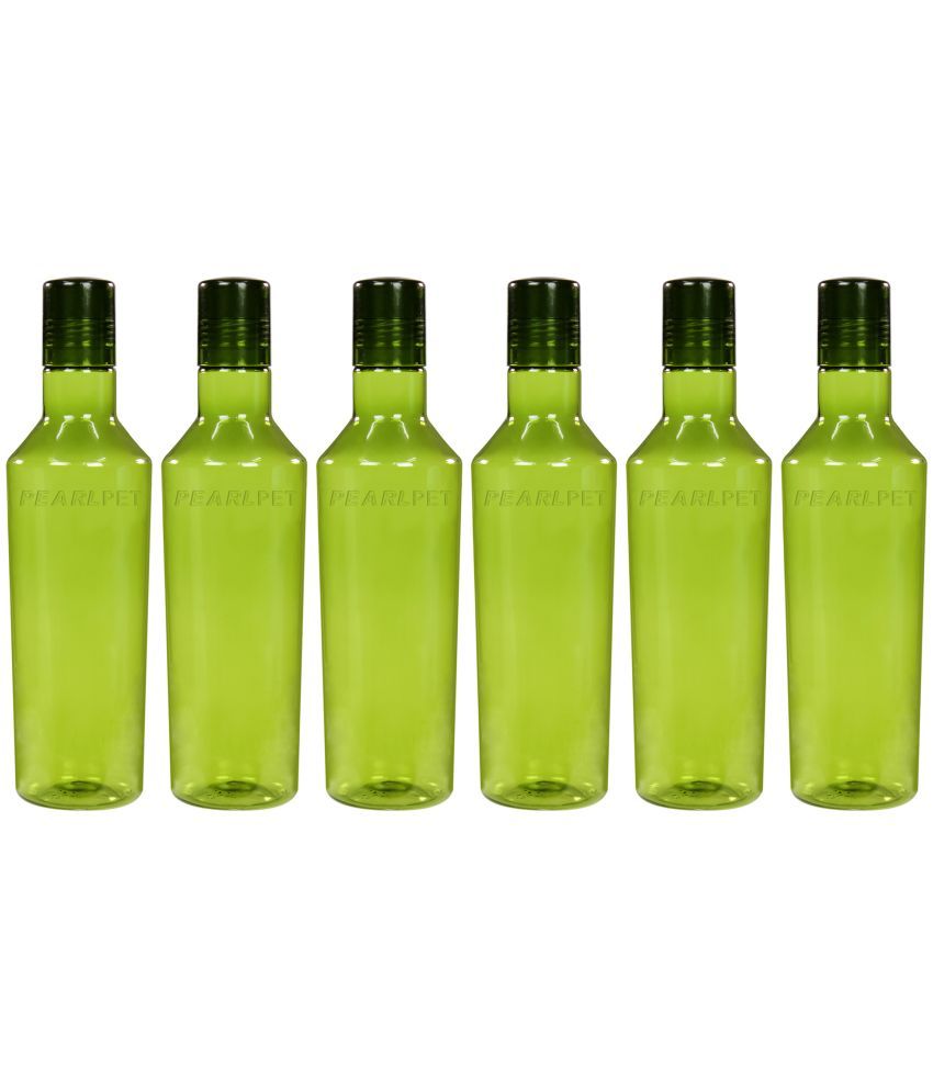     			PearlPet Nile-1000ML-OLIVE-6PCS Olive Plastic Water Bottle 1000 mL ( Set of 6 )