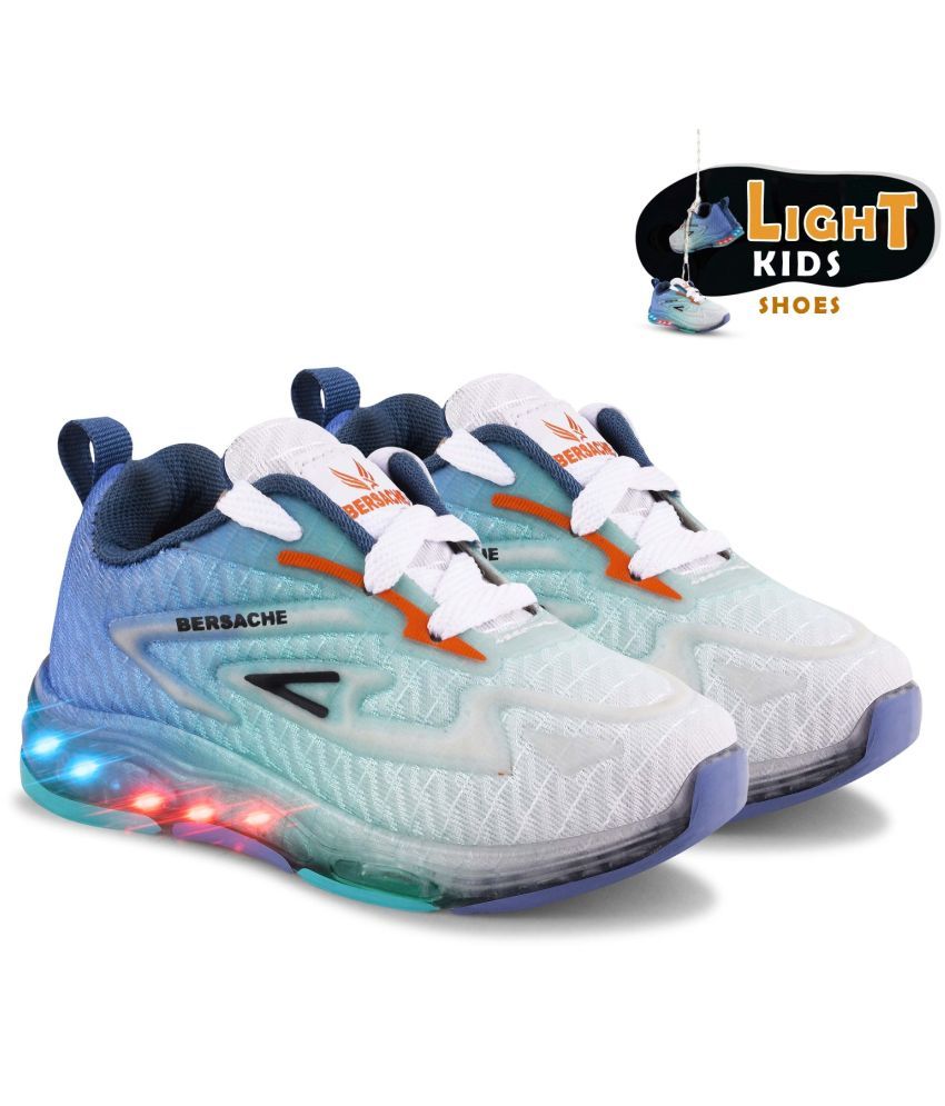     			Bersache - Blue Boy's LED Shoes ( 1 Pair )