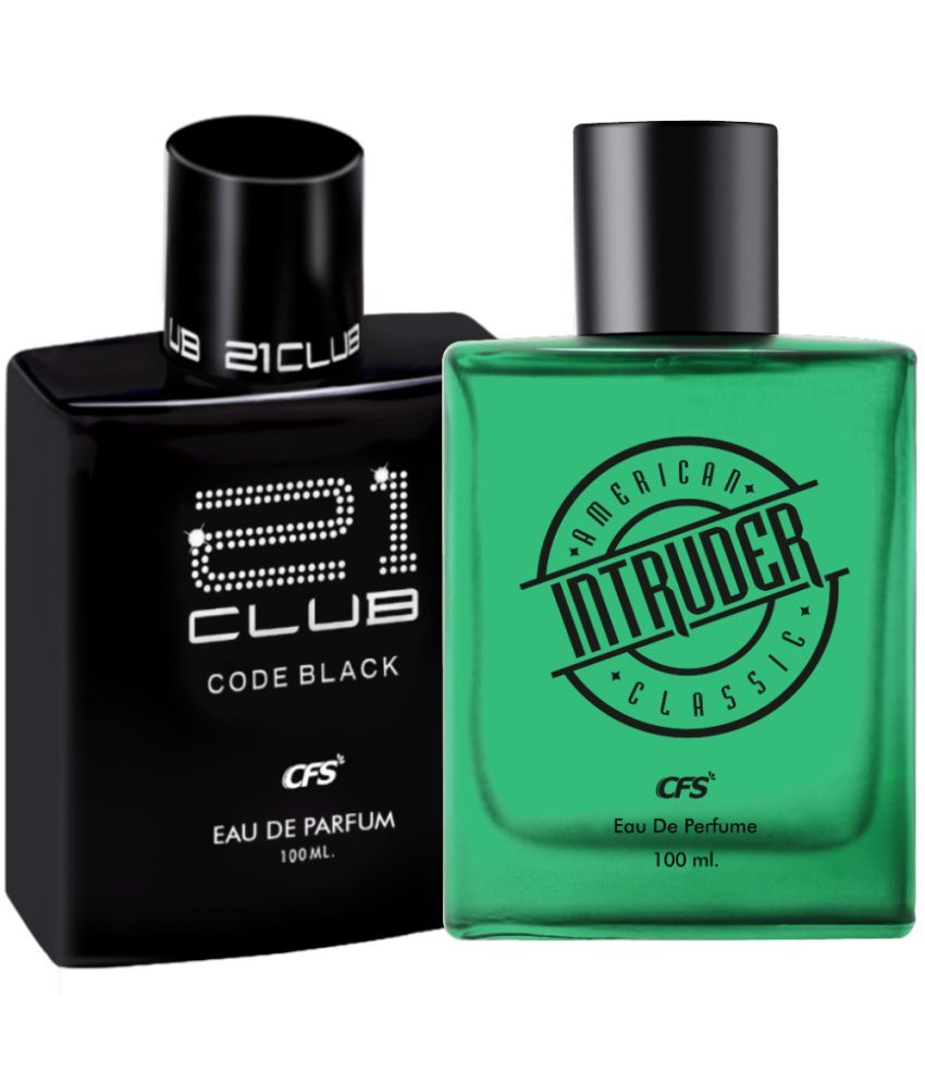     			CFS Intruder Green 100ml & Code Black 100ml Long Lasting Eau De Parfum