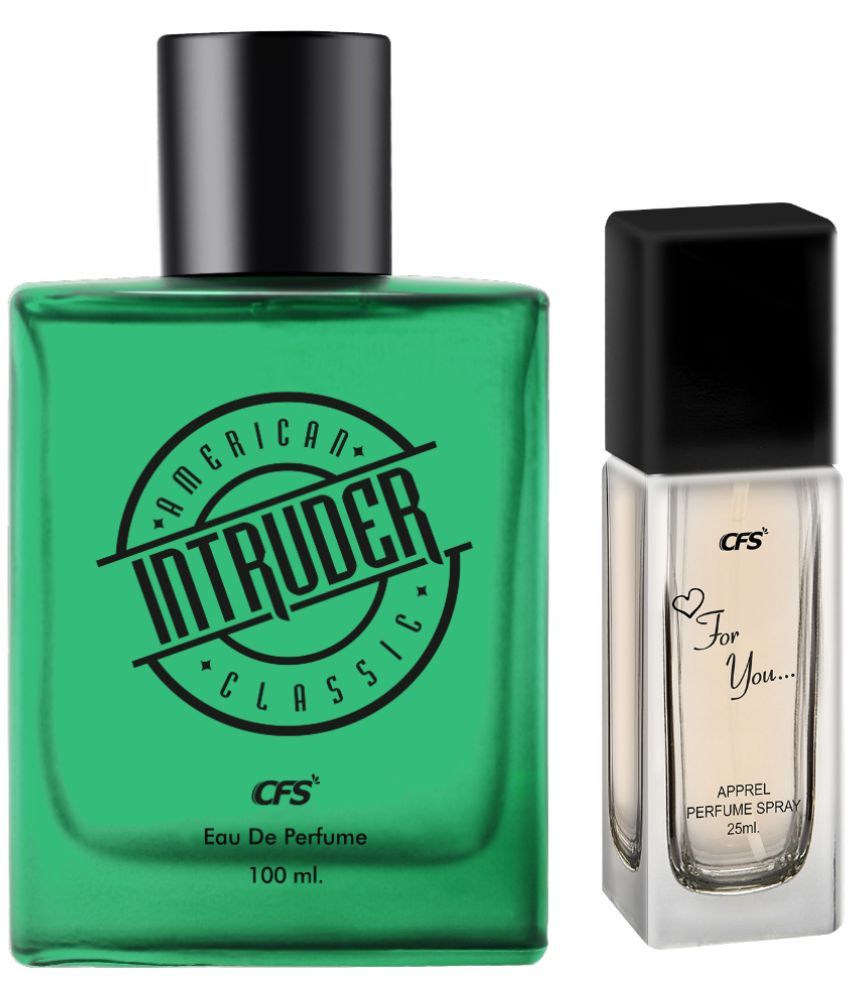     			CFS Intruder Green 100ml & For You 25ml Long Lasting Best Perfume