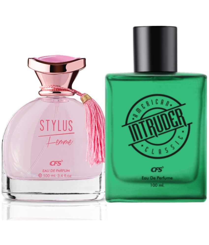     			CFS Intruder Green 100ml & Stylus Pink 100ml Long Lasting Eau De Parfum