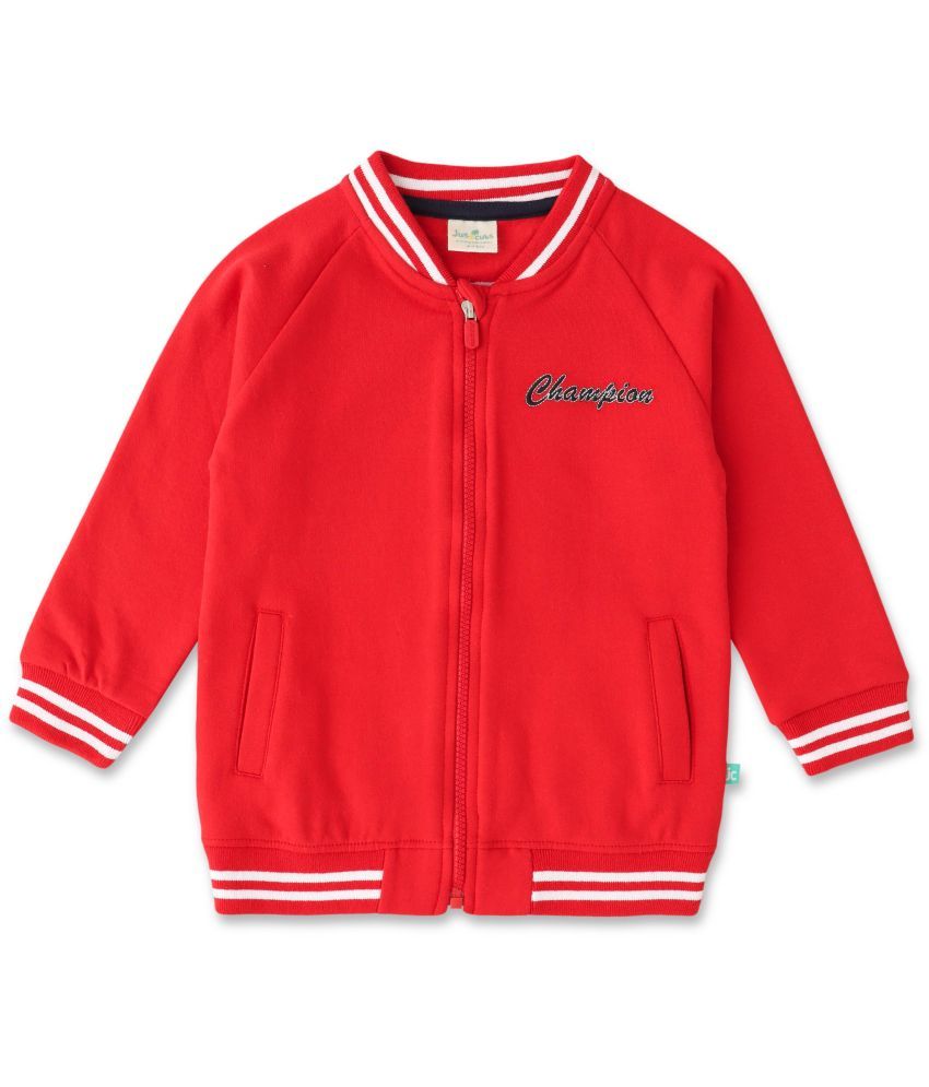     			Juscubs Red Cotton Boys Sweatshirt ( Pack of 1 )