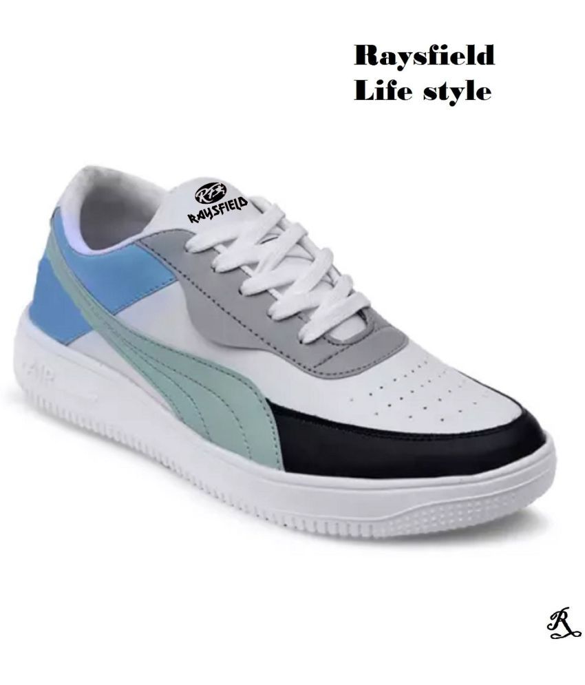     			RAYSFIELD White Men's Lifestyle Shoes