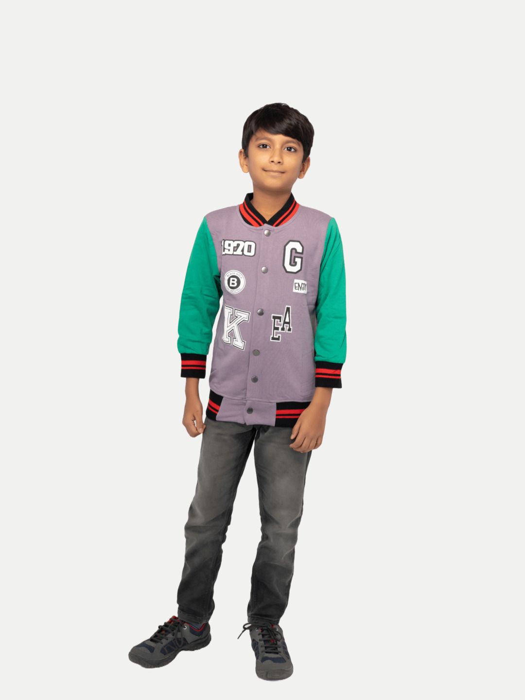     			Radprix Purple Cotton Boys Casual Jacket ( Pack of 1 )