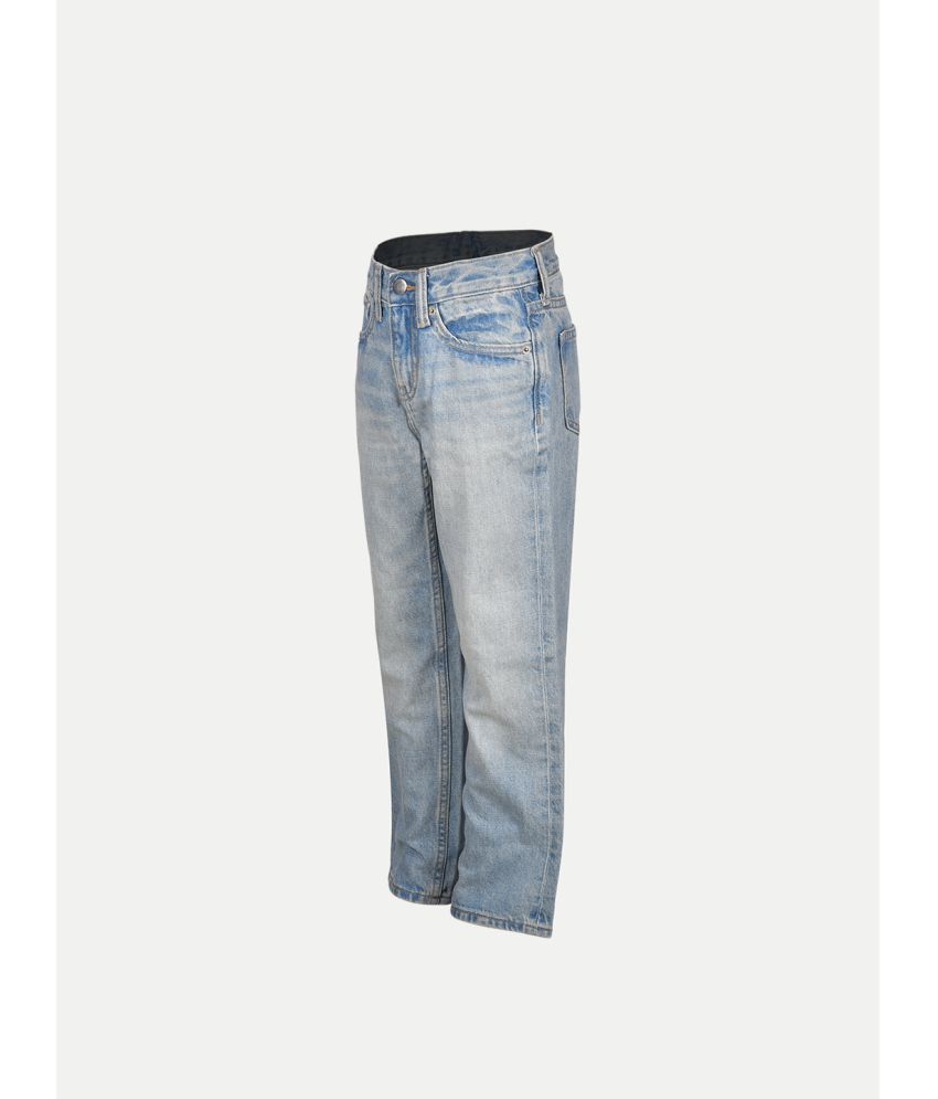     			Teen Boys Ice Blue Washed Denim Pant