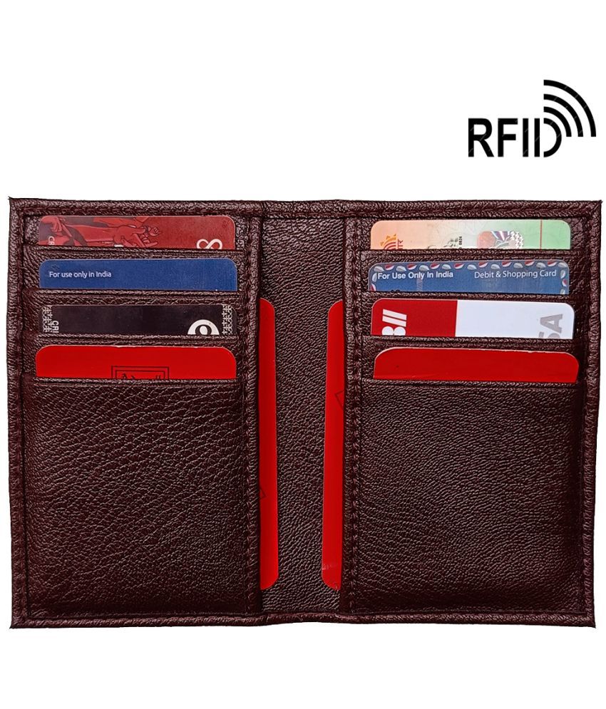     			Wingers PU Leather Unisex Travel Card Holder ( Pack of 1 )