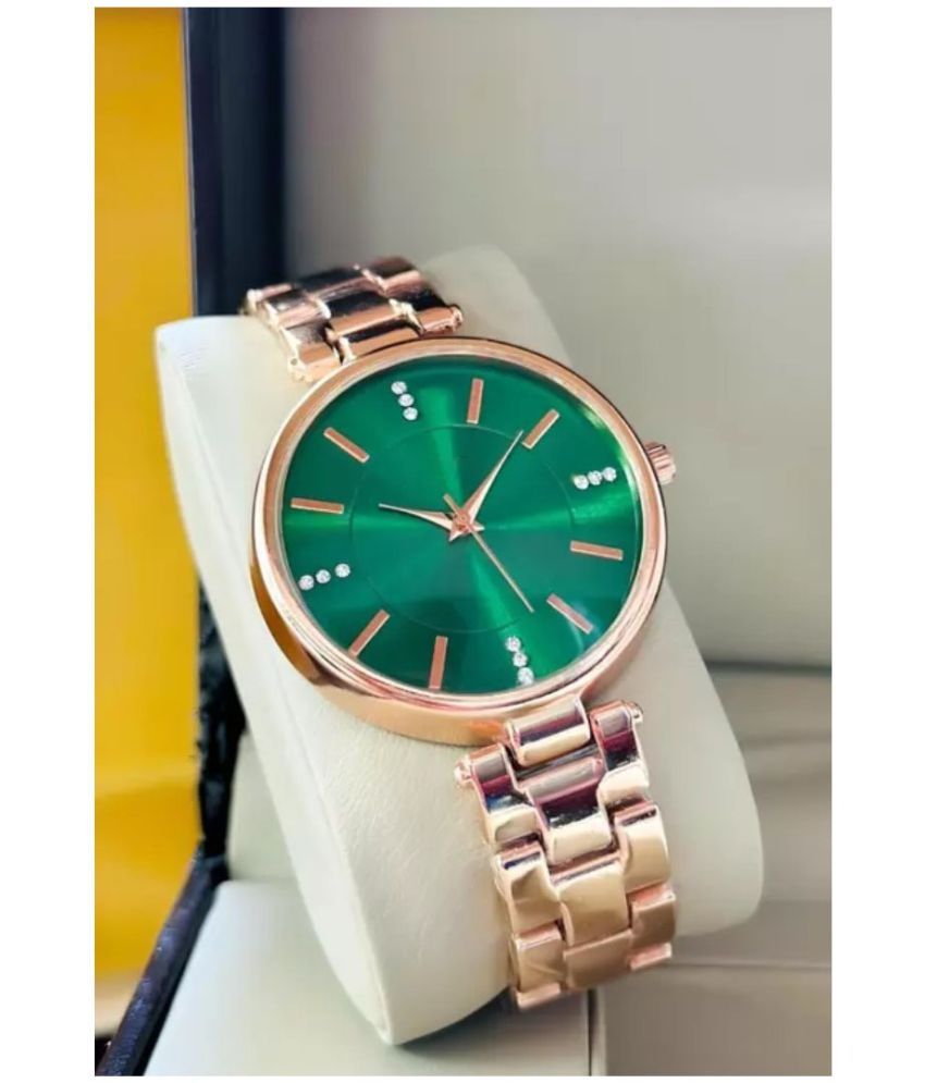     			REESKY Rose Gold Metal Analog Womens Watch