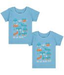 Bodycare Pack of 2 Boys Cotton Blend T-Shirt ( Blue )