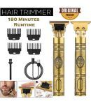 Intimify Hair Trimmer Gold Cordless Beard Trimmer With 180 minutes Runtime