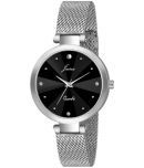 Jainx Silver Stainless Steel Analog Womens Watch