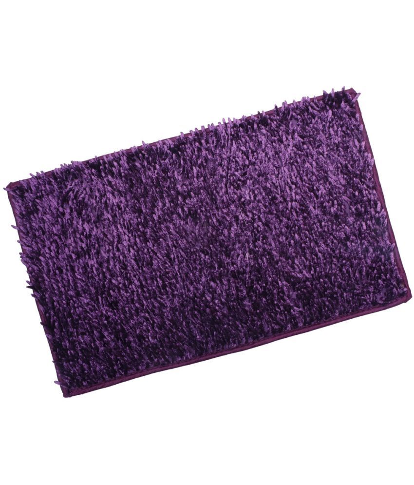     			ADIRNY - Anti-skid Polycotton Door Mat ( 56 X 39 cm ) Single - Purple