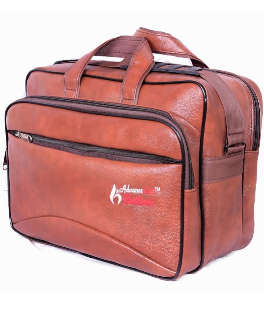     			Advance brilliant Rust Solid Messenger Bag