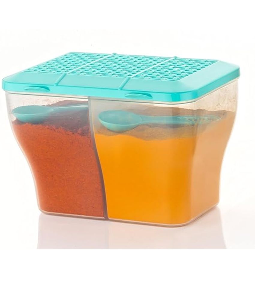     			Dark Sun Kitchenware Dal/Masala/Condiment Plastic Sea Green Pickle Container ( Set of 1 )