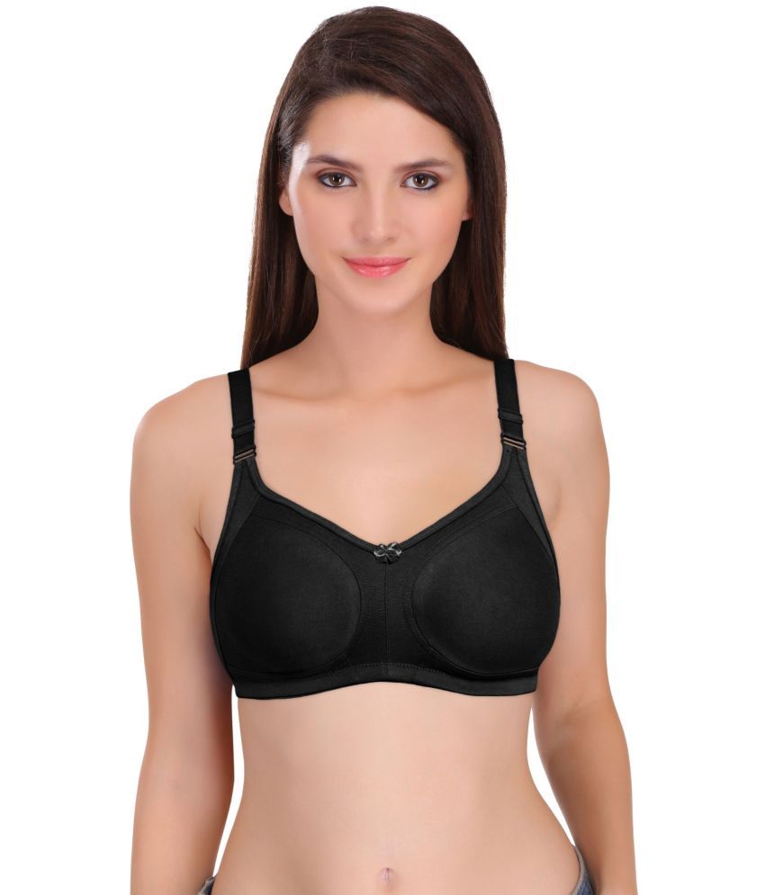     			Featherline Cotton Blend Non Padded Women's Everyday Bra ( Black )