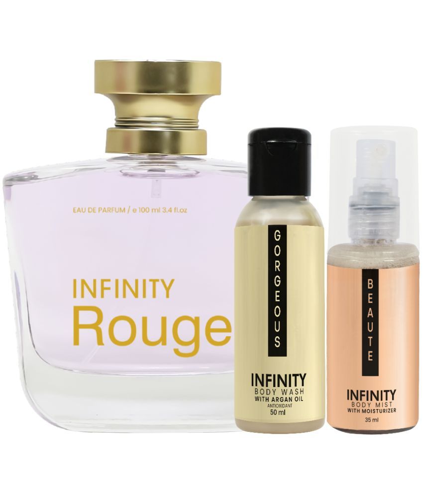     			Infinity Bare EDP Perfume 100ml, Beaute Body Wash 50ml, Beaute Body Mist 35ml Pack of 3