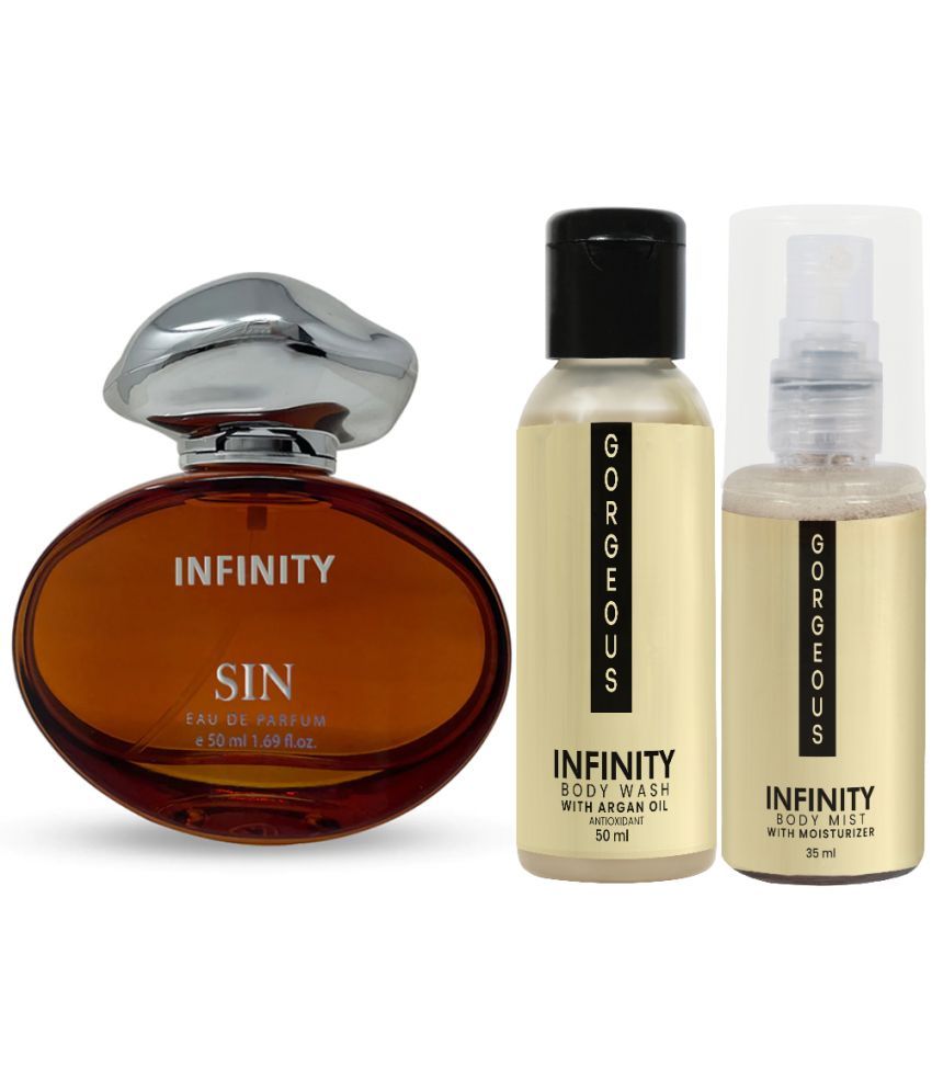     			Infinity Bare EDP Perfume 100ml, Beaute Body Wash 50ml, Beaute Body Mist 35ml Pack of 3