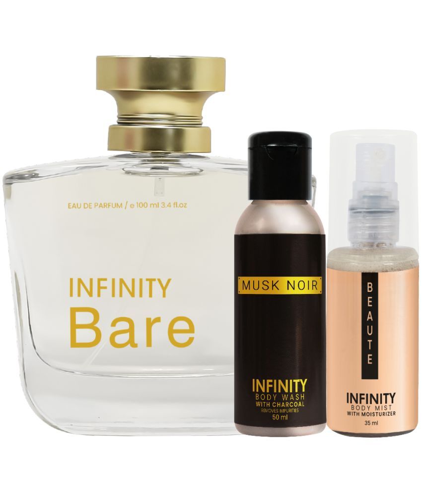     			Infinity Bare EDP Perfume 100ml, Beaute Body Wash 50ml, Beaute Body Mist 35ml Pack of 3