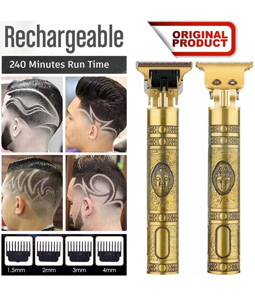     			Intimify Hair Trimmer Gold Cordless Beard Trimmer With 240 minutes Runtime