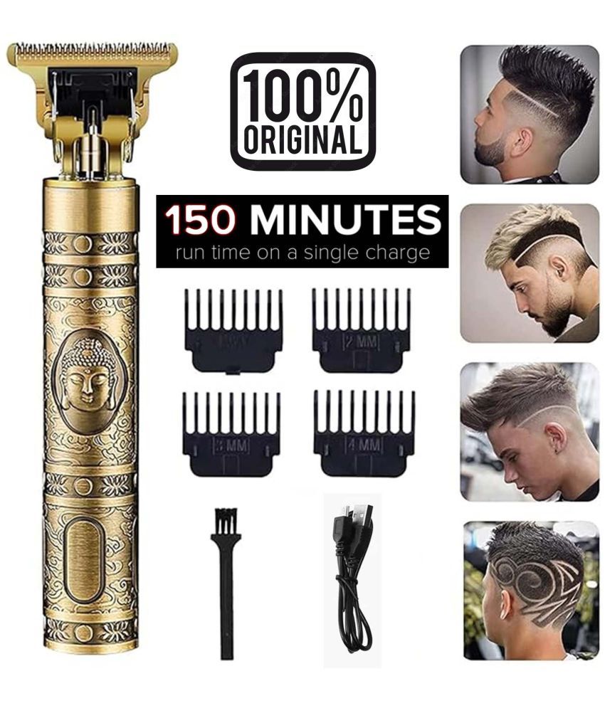     			Intimify Trimmer Gold Cordless Beard Trimmer With 150 minutes Runtime