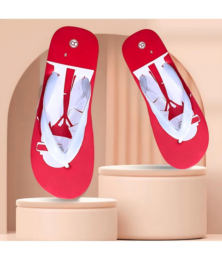     			Jootiyapa Red Men's Daily Slipper