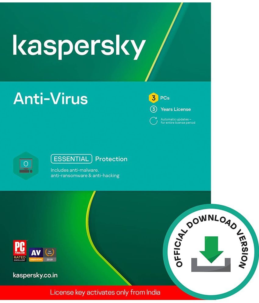     			Kaspersky Antivirus Latest Version ( 1 PC / 3 Year ) - Activation Code-Email Delivery