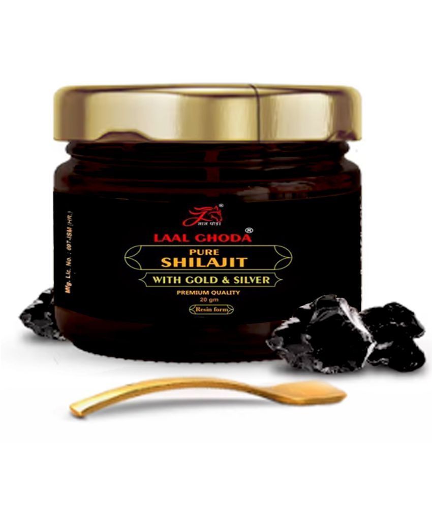     			Pure Shilajit Resin 20 Gm/ Laal ghoda Shilajit Improve muscles strength & Sexual power