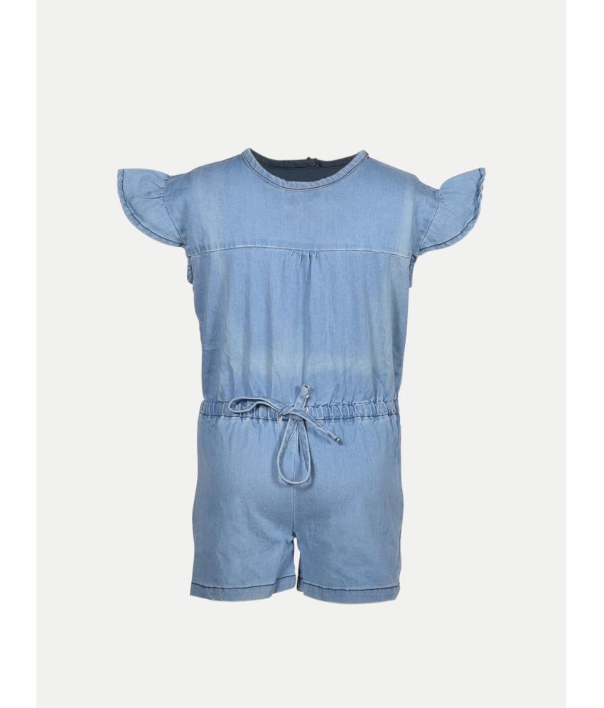     			Radprix Girls Cotton Jumpsuit For ( Pack of 1 , Blue )