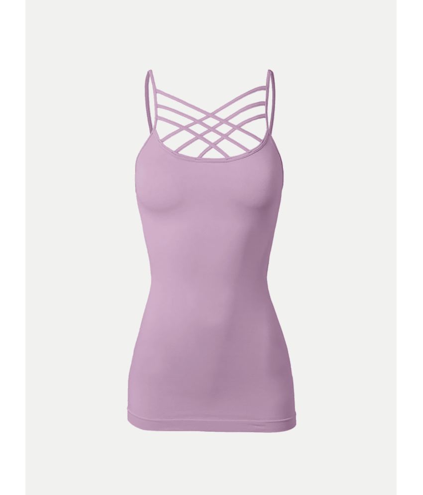     			Radprix Cotton Tanks - Purple Single