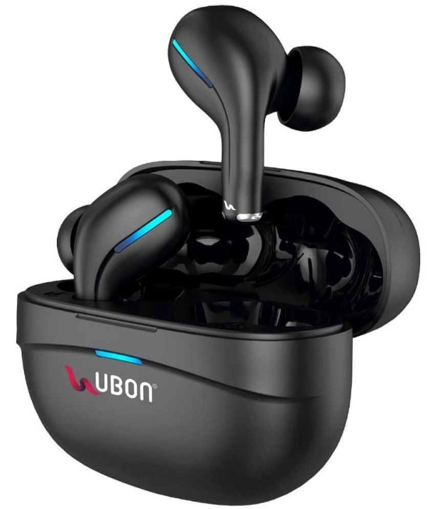     			UBON BT 95 Bluetooth True Wireless (TWS) On Ear 30 Hours Playback Active Noise cancellation IPX4(Splash & Sweat Proof) Black