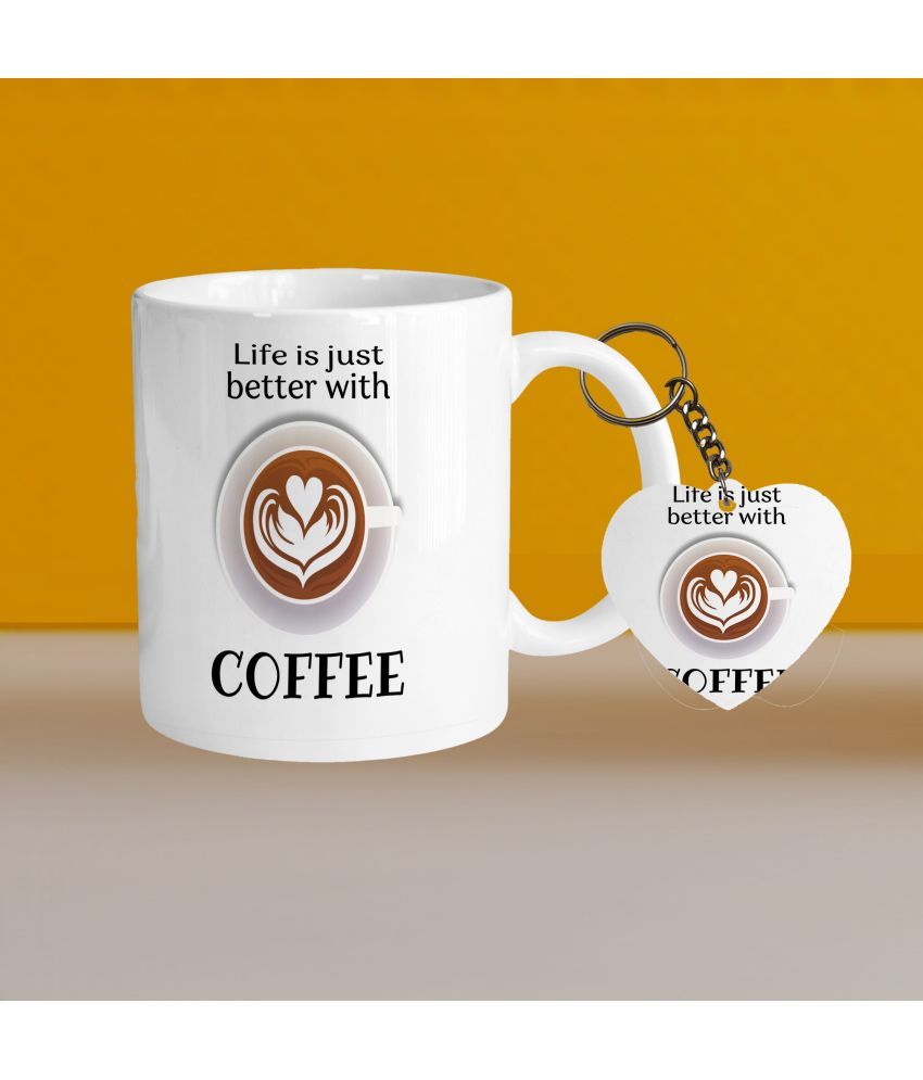     			VM SHOPPING MALL Coffee Mug Solid Ceramic Coffee Mug 330 mL ( Pack of 1 )