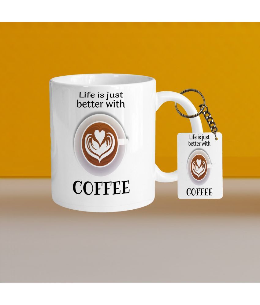     			VM SHOPPING MALL Coffee Mug Solid Ceramic Coffee Mug 330 mL ( Pack of 1 )