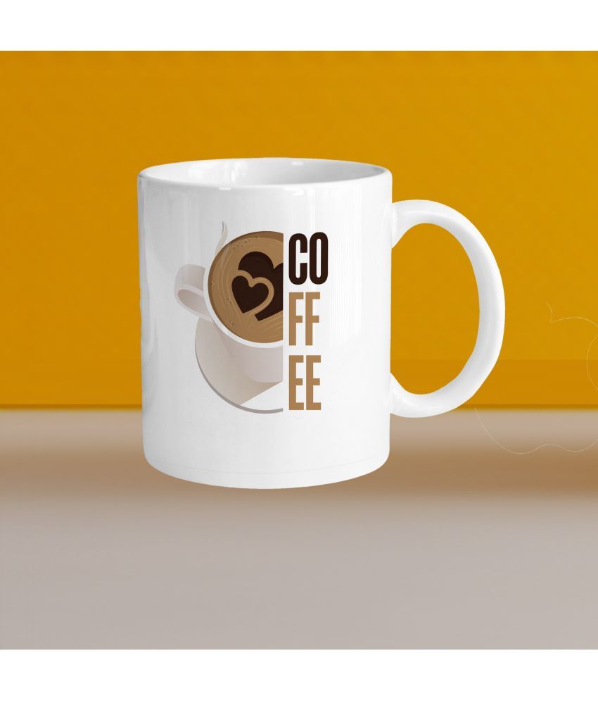     			VM SHOPPING MALL Coffee Mug Solid Ceramic Coffee Mug 330 mL ( Pack of 1 )