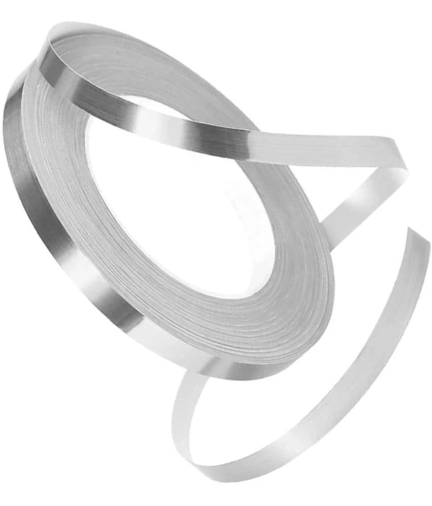     			sekhmet Silver Single Sided Decorative Tape ( Pack of 1 )