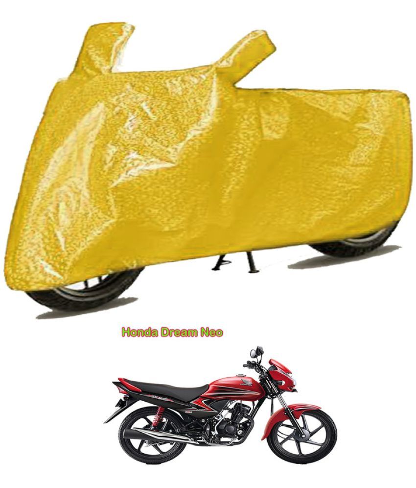     			GOLDKARTZ Bike Body Cover for Honda Dream Neo ( Pack of 1 ) , Gold