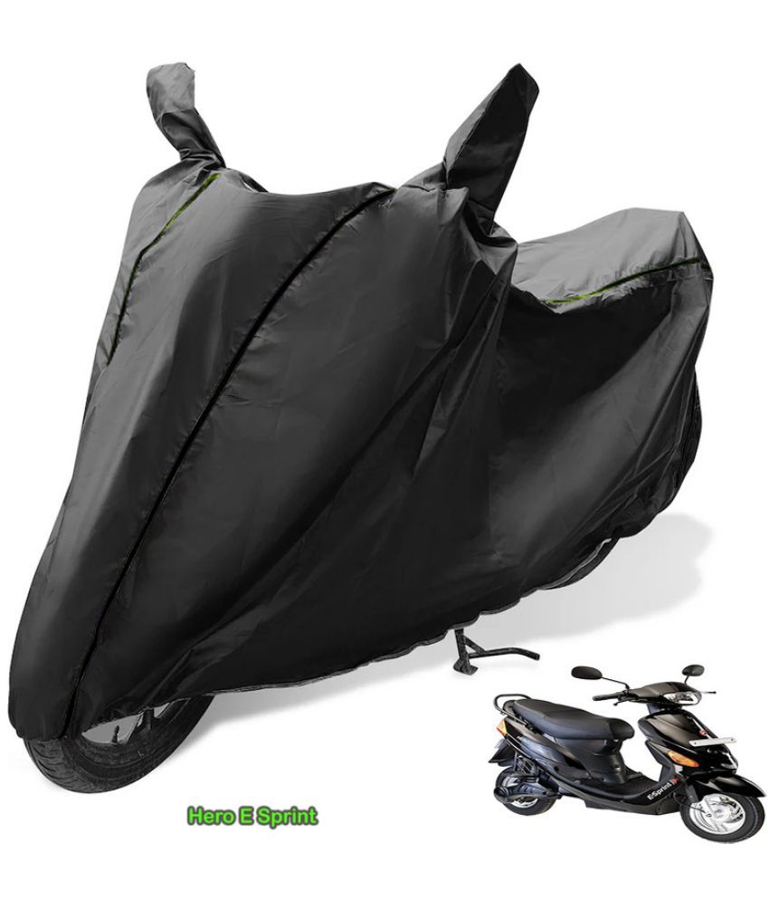     			GOLDKARTZ Bike Body Cover for Kinetic Luna Superstar ( Pack of 1 ) , Black