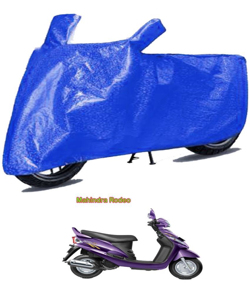     			GOLDKARTZ Bike Body Cover for Mahindra Rodeo ( Pack of 1 ) , Blue