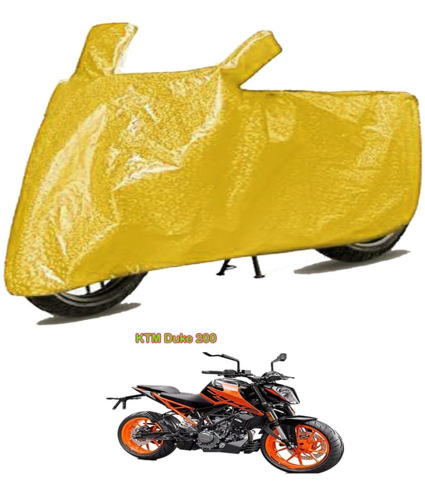     			GOLDKARTZ Bike Body Cover for KTM Duke 200 ( Pack of 1 ) , Gold