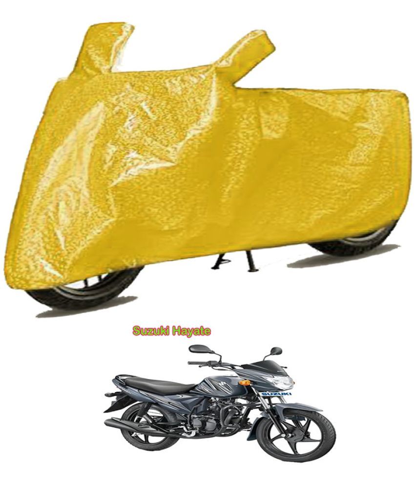     			GOLDKARTZ Bike Body Cover for Suzuki Hayate ( Pack of 1 ) , Gold