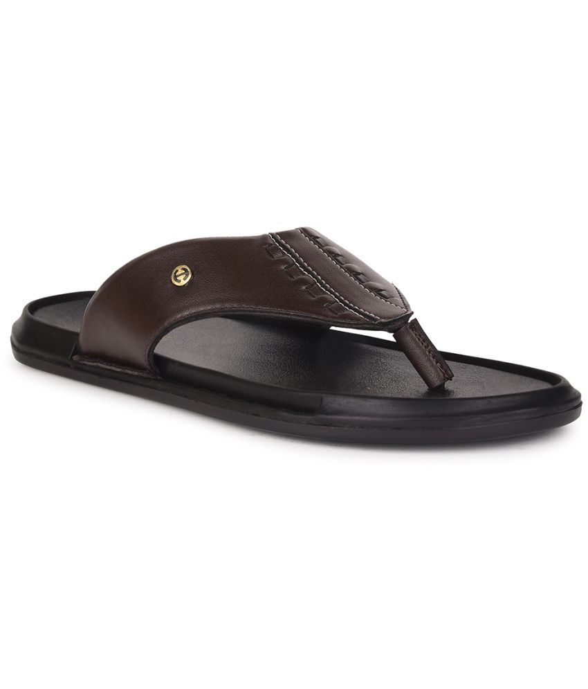     			Liberty Brown Men's Thong Flip Flop