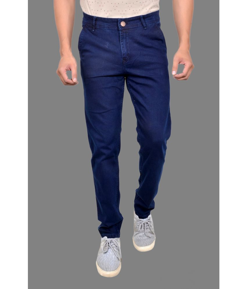     			MATHAE Slim Fit Basic Men's Jeans - Blue ( Pack of 1 )