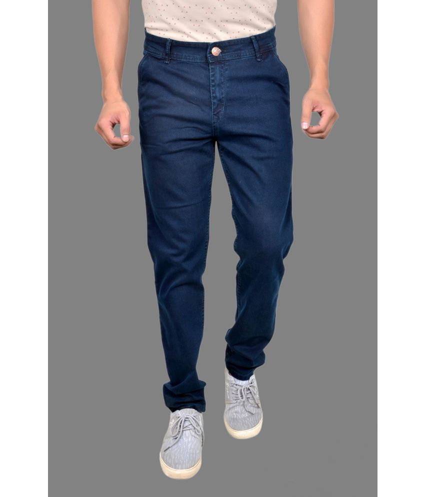     			MATHAE Slim Fit Basic Men's Jeans - Navy Blue ( Pack of 1 )