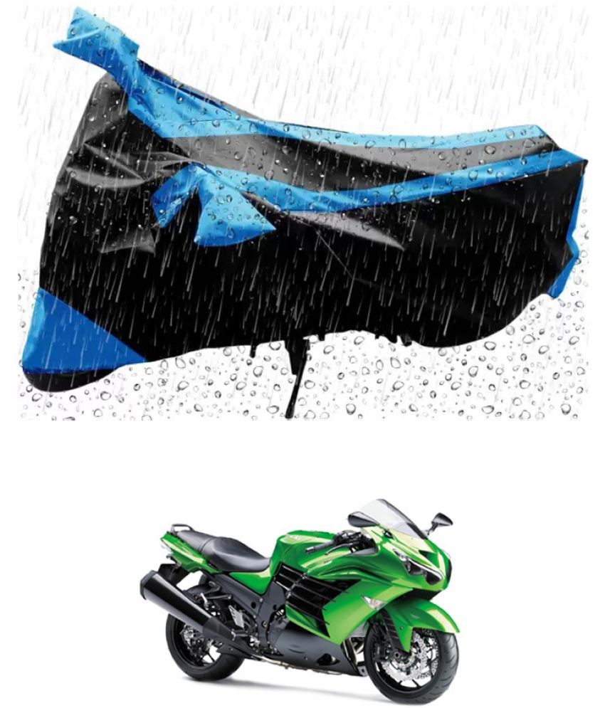     			RONISH Bike Body Cover for Kawasaki Ninja ZX-14R ( Pack of 1 ) , Blue