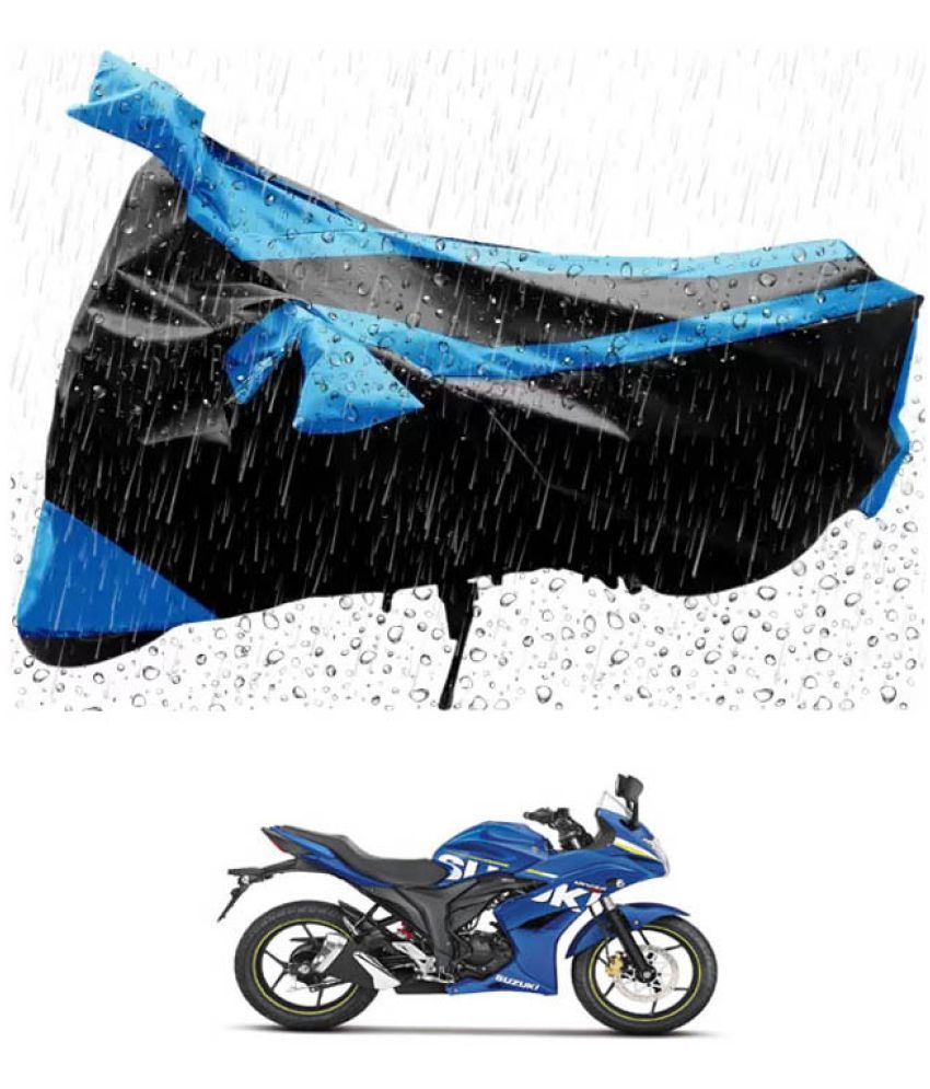     			RONISH Bike Body Cover for Suzuki Gixxer SF ( Pack of 1 ) , Blue