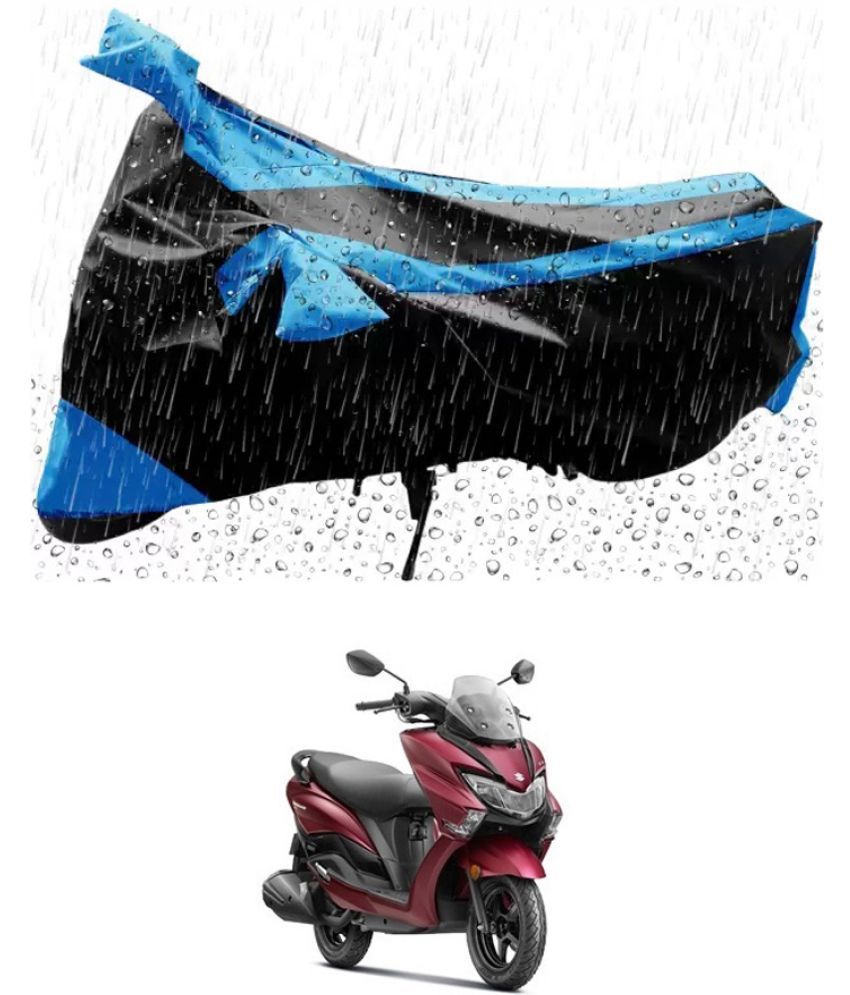     			RONISH Bike Body Cover for Suzuki All Bike Models ( Pack of 1 ) , Blue