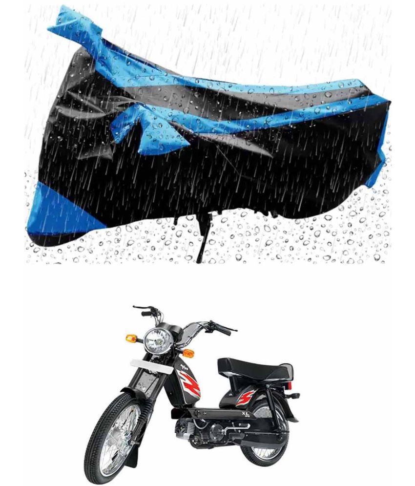     			RONISH Bike Body Cover for TVS XL Super ( Pack of 1 ) , Blue