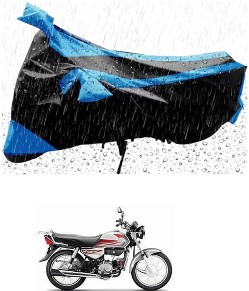     			RONISH Bike Body Cover for Hero HF Dawn ( Pack of 1 ) , Blue